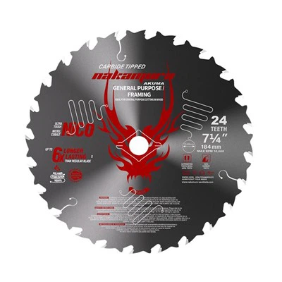 Tilpasset 184mm 24t hardtre sagblad